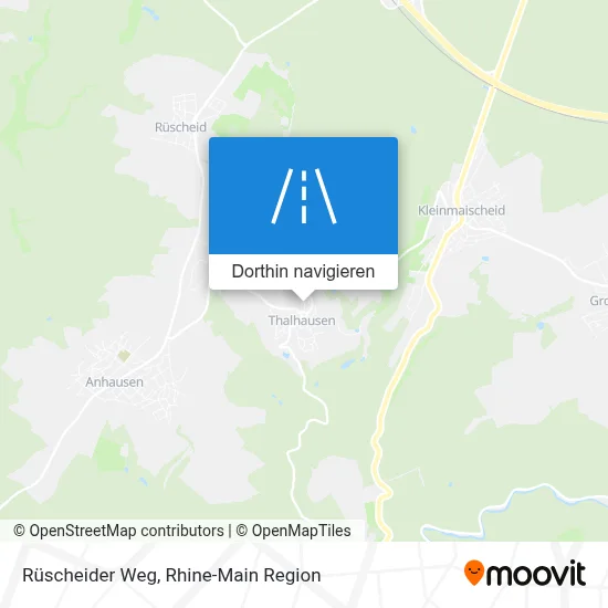 Rüscheider Weg Karte