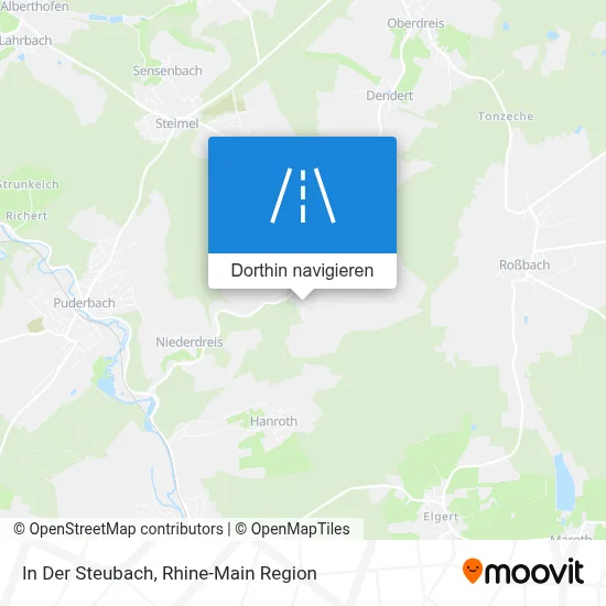 In Der Steubach Karte