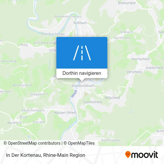 In Der Kortenau Karte
