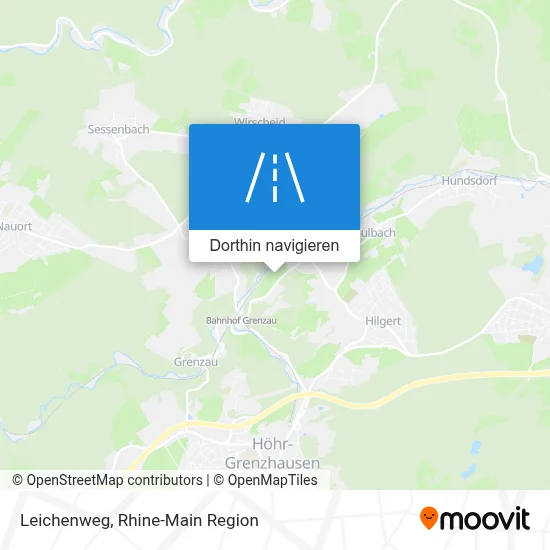 Leichenweg Karte