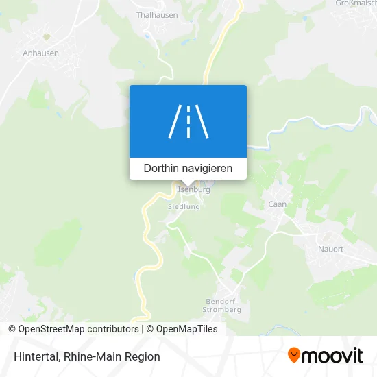 Hintertal Karte