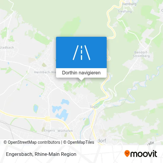 Engersbach Karte