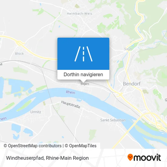 Windheuserpfad Karte