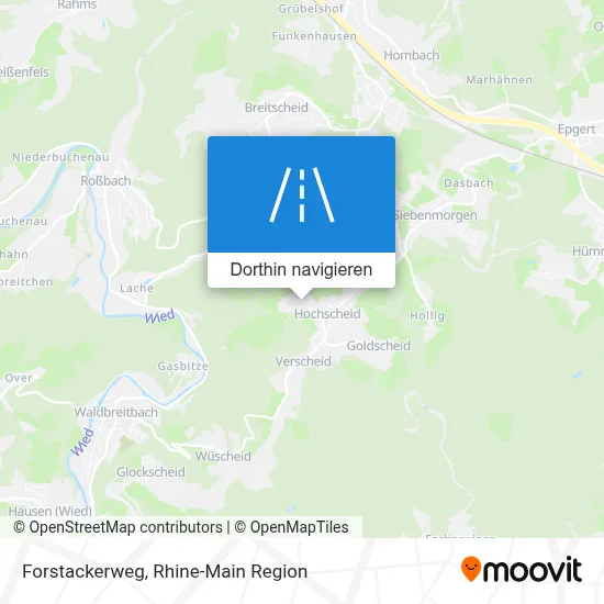 Forstackerweg Karte