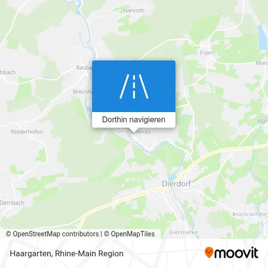 Haargarten Karte