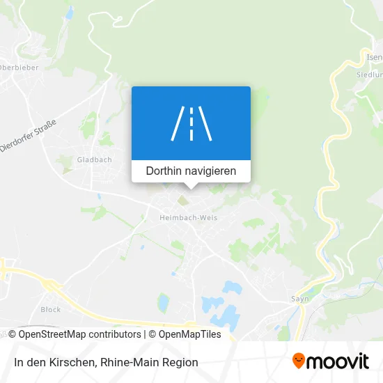 In den Kirschen Karte