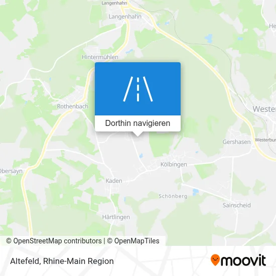 Altefeld Karte
