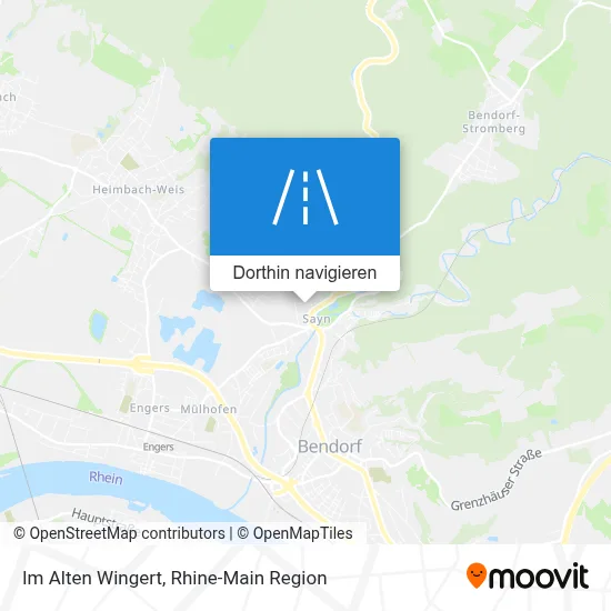 Im Alten Wingert Karte