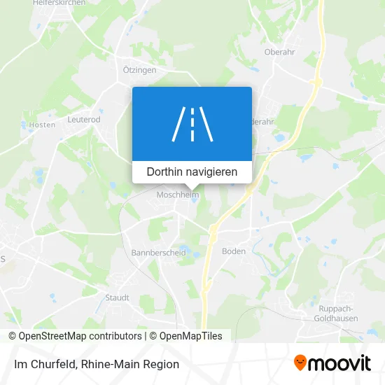 Im Churfeld Karte