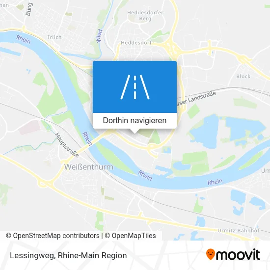 Lessingweg Karte