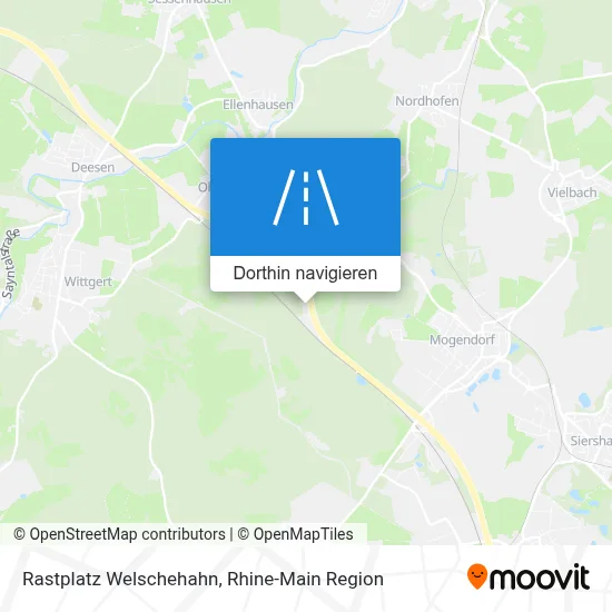 Rastplatz Welschehahn Karte