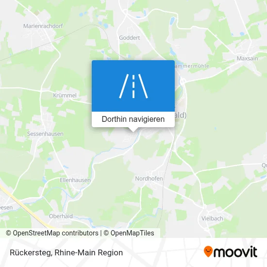 Rückersteg Karte