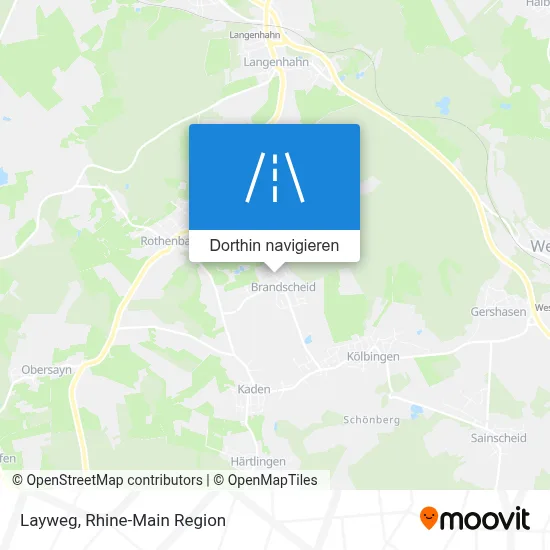 Layweg Karte