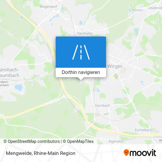 Mengweide Karte
