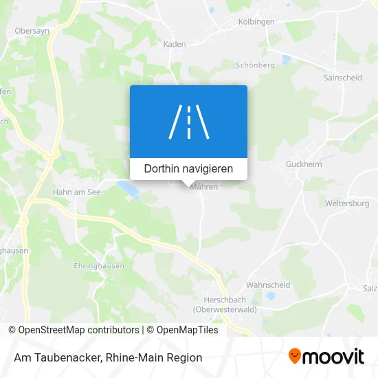 Am Taubenacker Karte