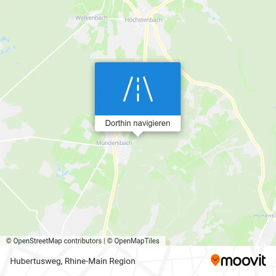 Hubertusweg Karte