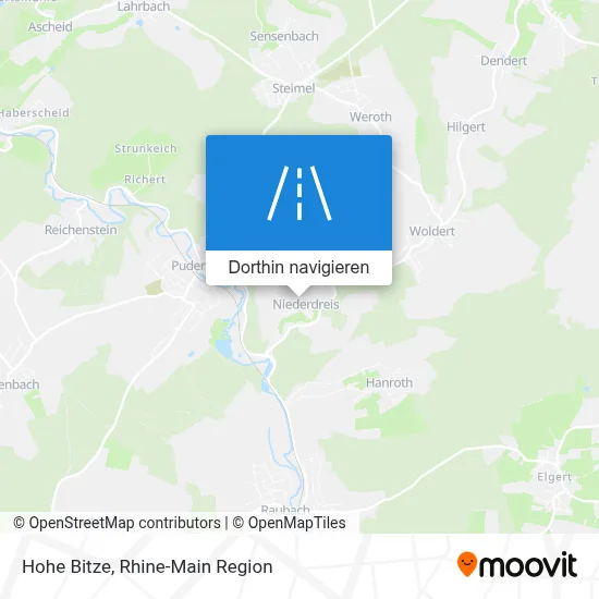 Hohe Bitze Karte