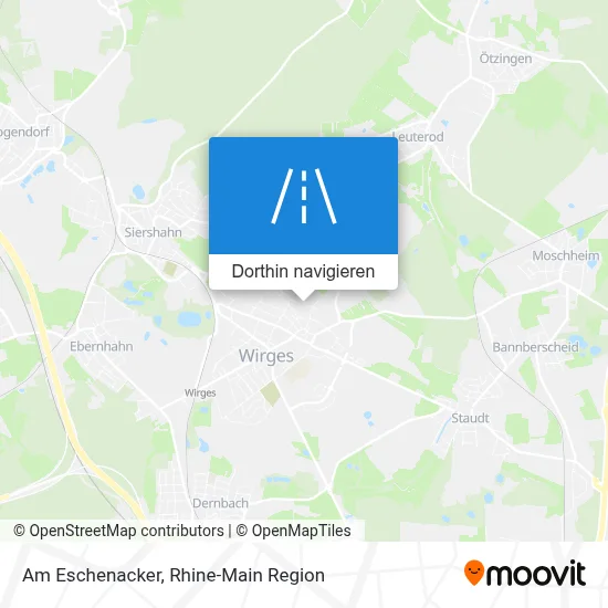 Am Eschenacker Karte