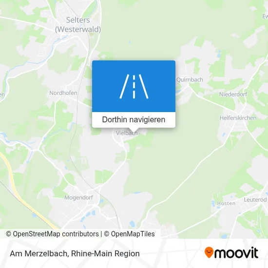 Am Merzelbach Karte
