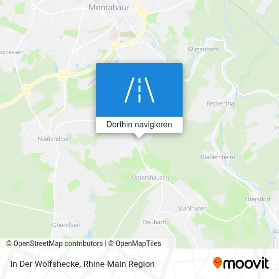 In Der Wolfshecke Karte