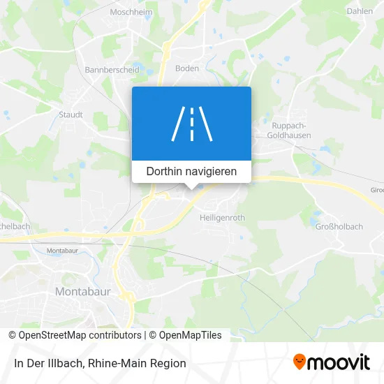 In Der Illbach Karte