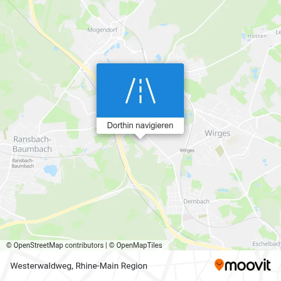 Westerwaldweg Karte