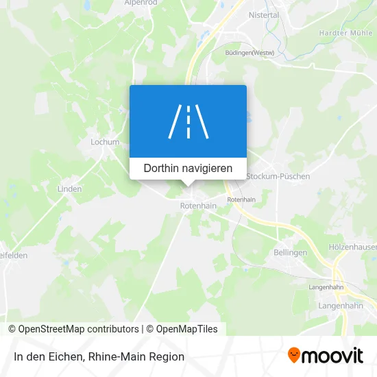In den Eichen Karte