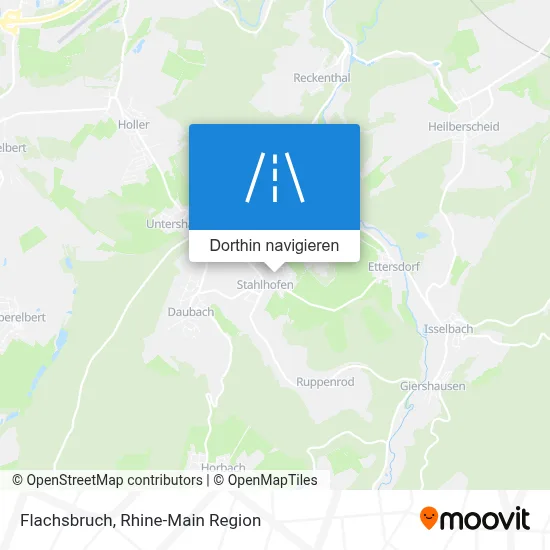Flachsbruch Karte