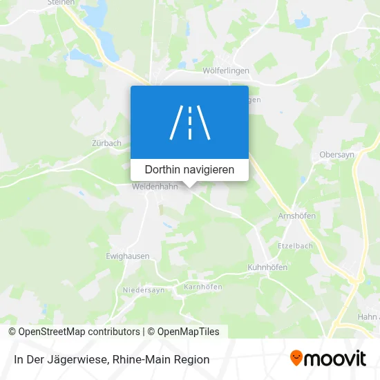 In Der Jägerwiese Karte