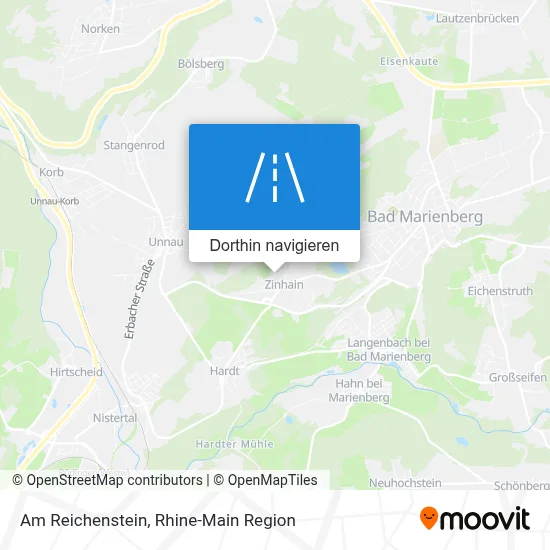 Am Reichenstein Karte