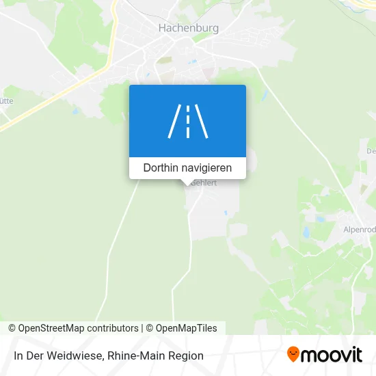 In Der Weidwiese Karte