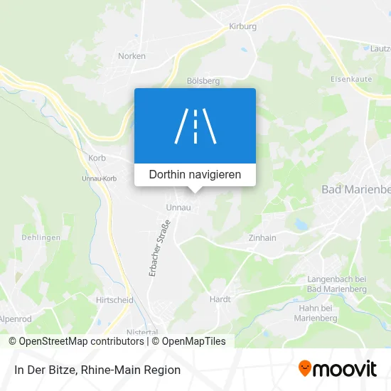 In Der Bitze Karte