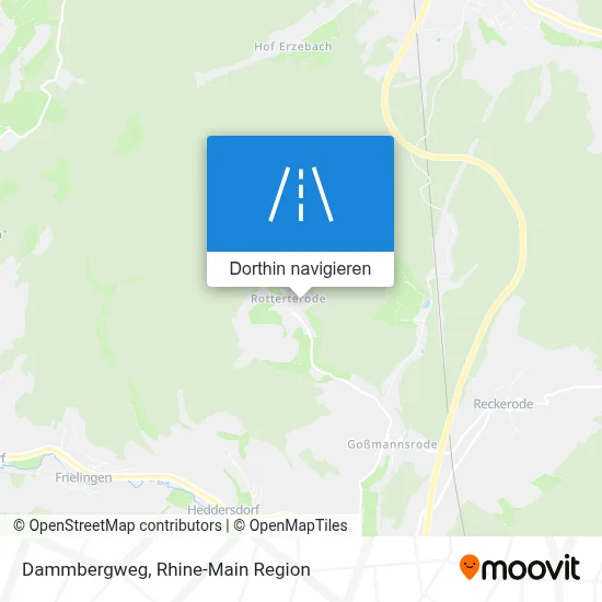Dammbergweg Karte