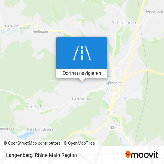 Langenberg Karte