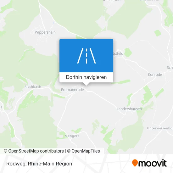 Rödweg Karte