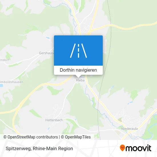Spitzenweg Karte