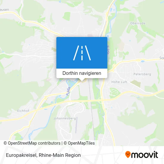Europakreisel Karte