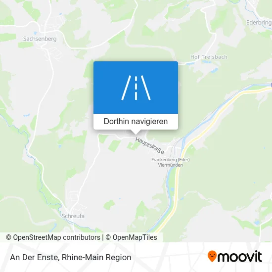 An Der Enste Karte