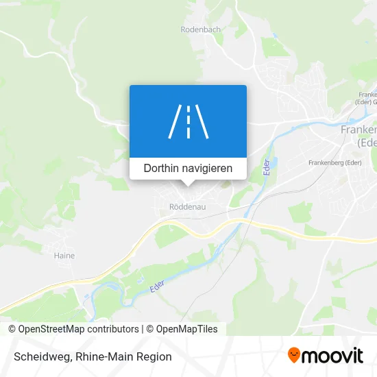 Scheidweg Karte