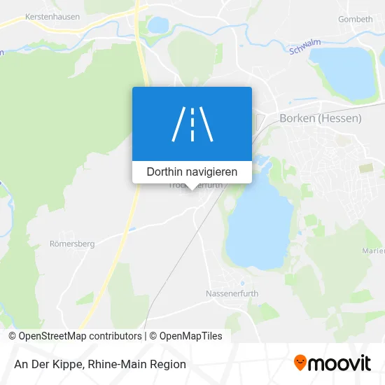 An Der Kippe Karte