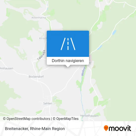 Breitenacker Karte