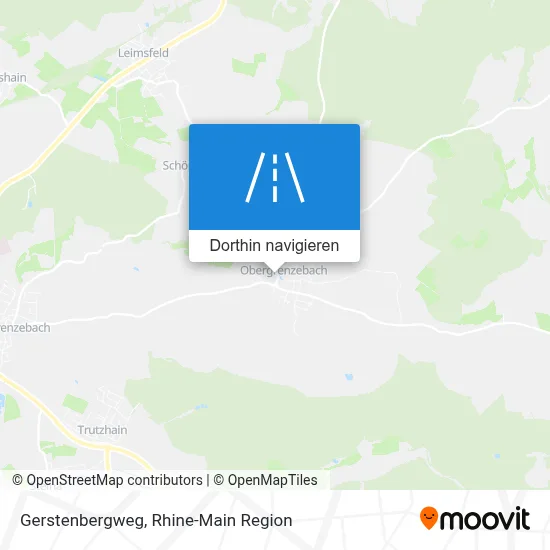 Gerstenbergweg Karte