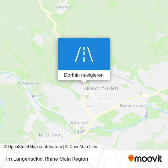 Im Langenacker Karte