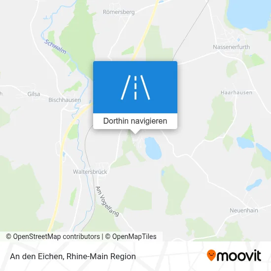 An den Eichen Karte