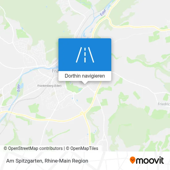 Am Spitzgarten Karte