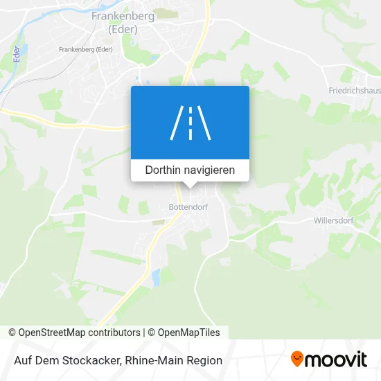 Auf Dem Stockacker Karte