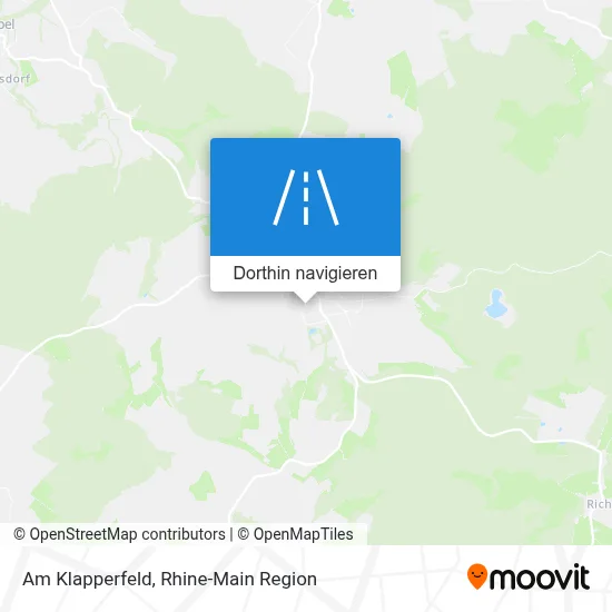 Am Klapperfeld Karte