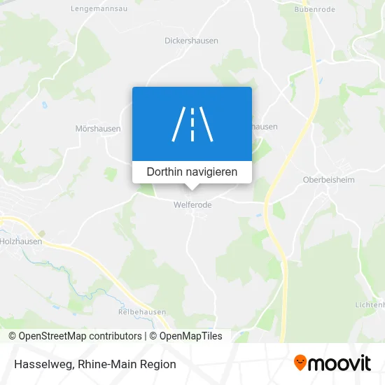 Hasselweg Karte