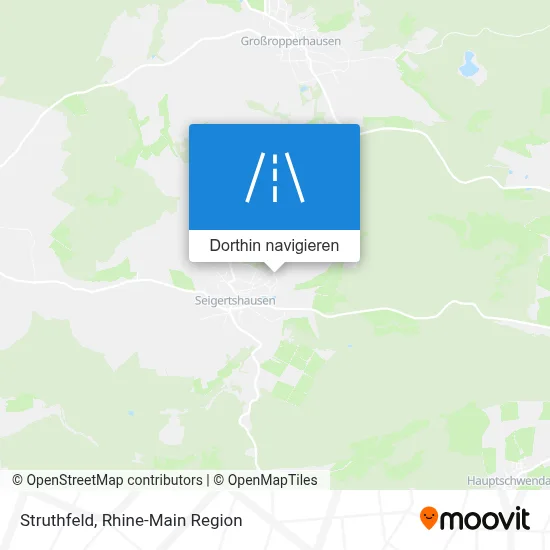Struthfeld Karte