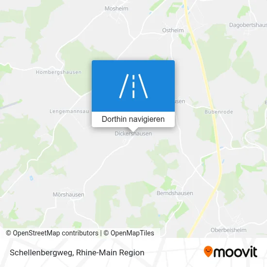 Schellenbergweg Karte